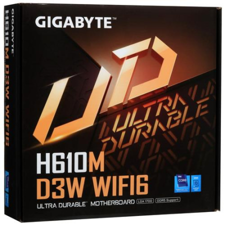 Материнская плата GIGABYTE H610M D3W WIFI6