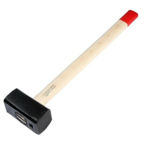 Кувалда Сибртех 10959, 5000г, кованая головка, деревянная рукоятка 650мм