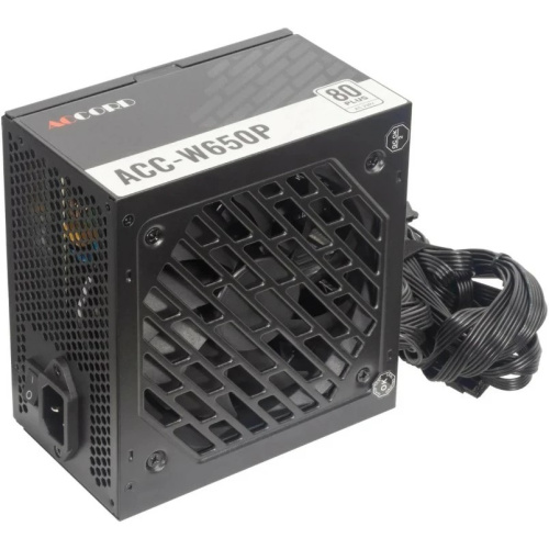 Блок питания Accord ACC-W650P ATX 650W 80 Plus White (20+4pin) 120mm fan 6xSATA RTL