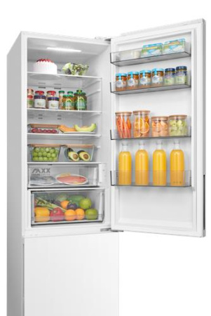 Холодильник с морозильником Midea MDRB600MMF01 белый