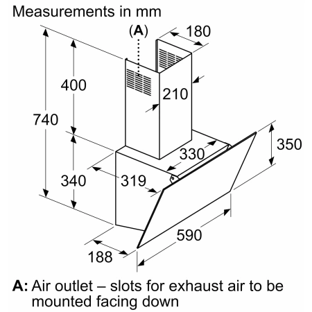 Вытяжка BOSCH DWK63PJ60T черный