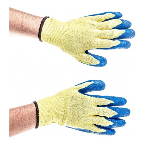 Перчатки х/б Gigant GHG-06-2 с рельефным латексным покрытием 200пар