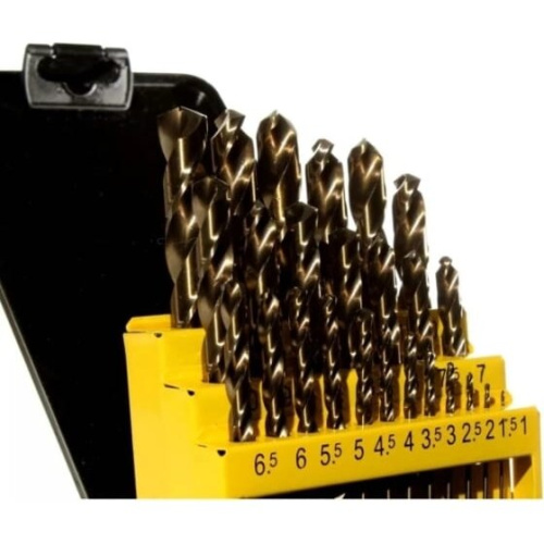 Набор сверл ГРАНИТ 165203 по металлу HSS-Co из 25 штук