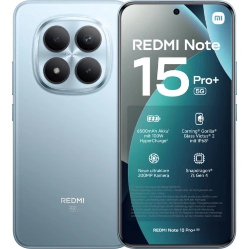 Смартфон Xiaomi Redmi Note 15 Pro + 5G 8/256 Голубой