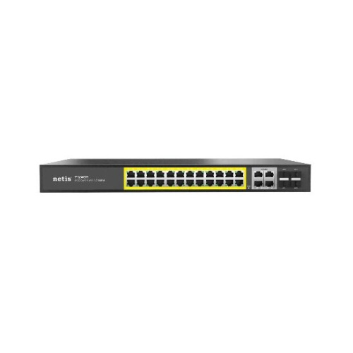 Коммутатор NETIS P124GH 24Port 10/100M POE 4GE Combo