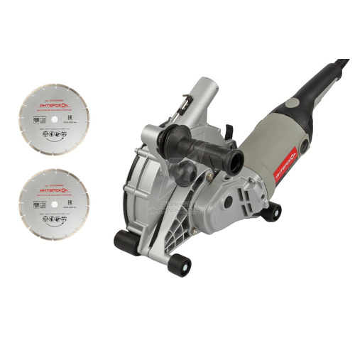 Штроборез Интерскол ПД-230/2600Э 364.1.0.00 серый/черный