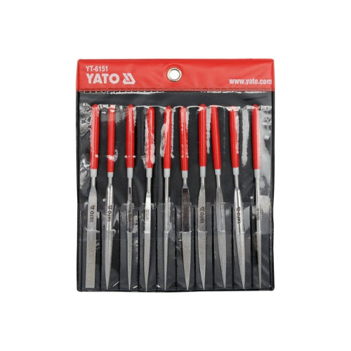 Набор надфилей YATO YT-6151 алмазные 4x160x50мм 10пр.