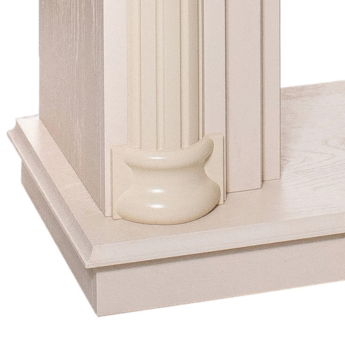 Электрокамин RealFlame Attica WT айвори с очагом Sparta 25,5 LED