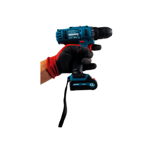 Дрель-шуруповерт КРАТОН CD-12-Li-1,5 (3 11 01 054) 1.5Ач, с двумя аккумуляторами