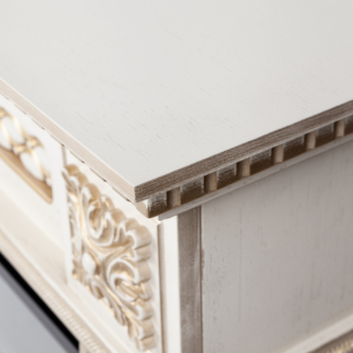 Портал каминный из МДФ линейный RealFlame Corsica 50 белый, белый дуб