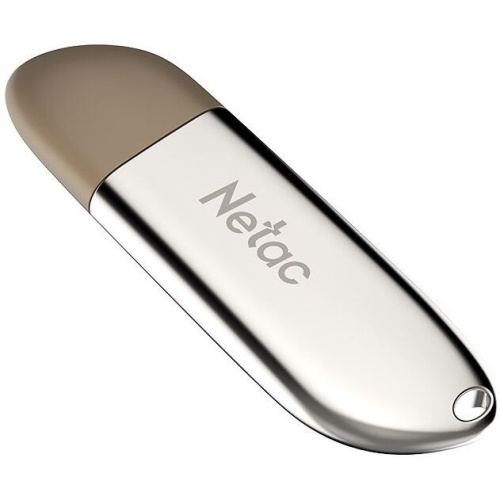 USB-флешка NETAC U352 (NT03U352N-064G-32PN) USB3.0 64GB, металлическая, с колпачком