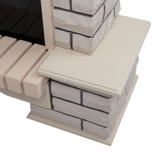 Электрокамин RealFlame Country 33/33W WT с очагом Firespace 33 S IR