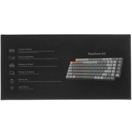Клавиатура проводная + беспроводная Keychron K3