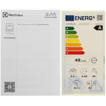Стиральная машина Electrolux EW7FG4492UDE черный