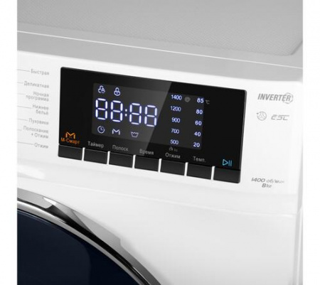 Стиральная машина MAUNFELD MFWM148WH02 белый