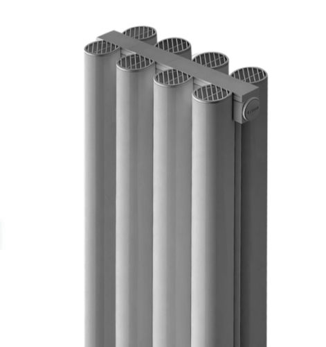 Алюминиевый радиатор отопления Stout SRA-3120-18000804 Anteprima 1800 4 секции серый