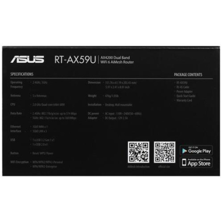 Wi-Fi роутер ASUS RT-AX59U
