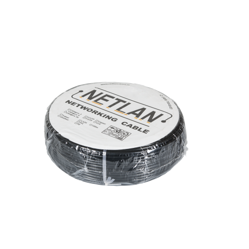 Витая пара NETLAN EC-UF004-5E-PE-BK черный