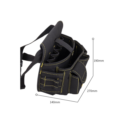 Поясная сумка монтажника электрика DELI DL-P5 111150 для инструмента с ремнем 270x190x140мм