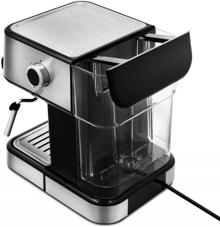 Кофеварка Kitfort Kt-765 Серебристый/Черный