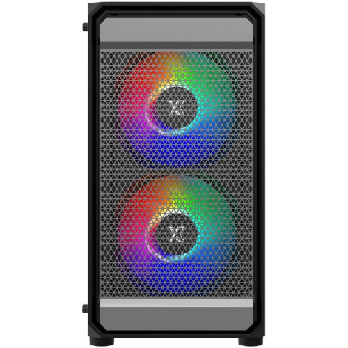 Корпус XASTRA A303M 3FRGB Black (A303M-2FC14F-1FC12F) mATX/Mesh/ tempered glass / 2x140mm + 1x120mm FRGB fans