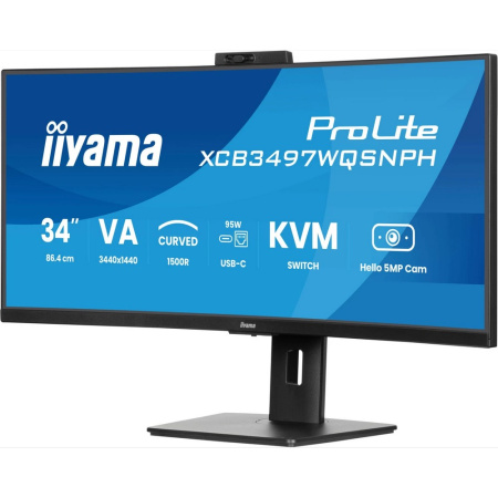 Монитор Iiyama ProLite XCB3497WQSNPH-B1 черный