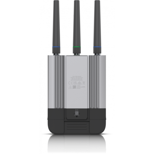 Wi-Fi маршрутизатор Ubiquiti UniFi Mobile Router Industrial UMR-Industrial с LTE-модемом категории 4, 2,4ГГц (b/g/n), MIMO 2x2, 2x1G RJ45, USB Type-C