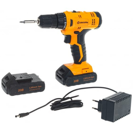 Дрель-шуруповерт Вихрь ДА-20Л-2К