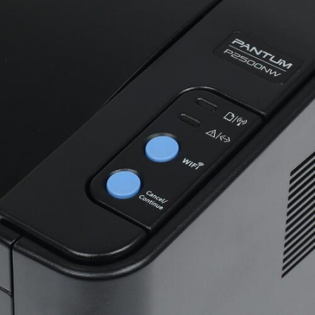 Pantum P2500NW Принтер лазерный (черно-белая печать, A4, 22 стр., 1200x1200 dpi, 128Mb, USB2.0, сетевой, WiFi)