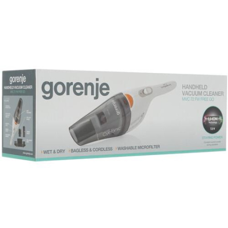 Пылесос   ручной Gorenje MVC72FW  белый