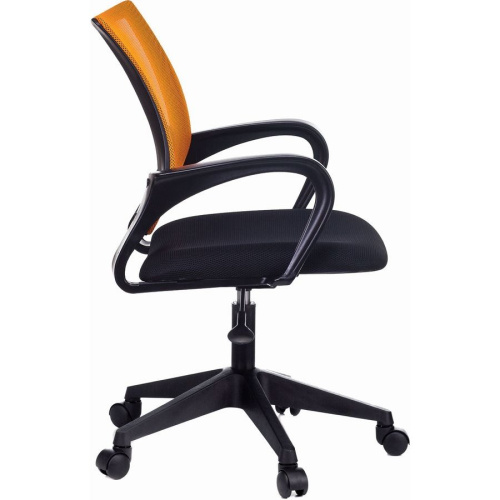Кресло Бюрократ CH-695NLT/OR/TW-11 оранжевый TW-38-3 сиденье черный TW-11 сетка/ткань крестов. пластик