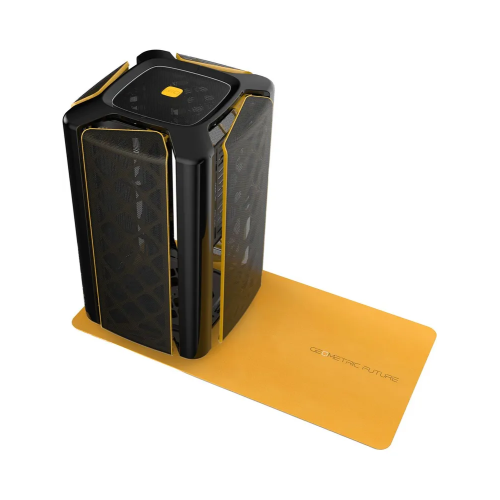 Корпус Geometric Future Model 2 The Ark (1AM2AKBK00100), без БП, Mini-Tower, no fans, 3xUSB-A 3.0, 1xUSB 3.2 Type-C, mATX, mITX Black