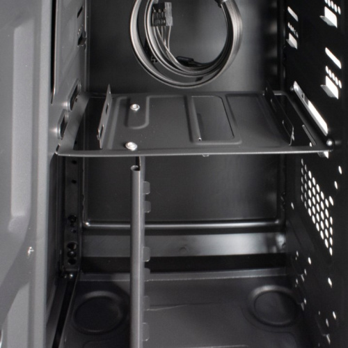 Корпус ExeGate XP-401 Black EX283729RUS ATX, без БП, 2xUSB, Audio