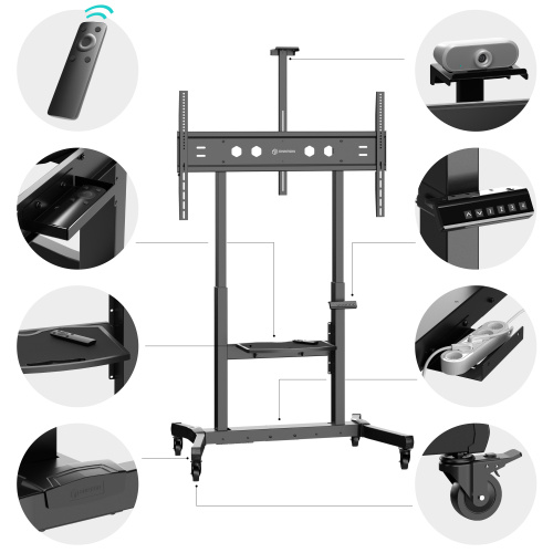 Стойка для телевизора Onkron TS1991E-B eLift черный