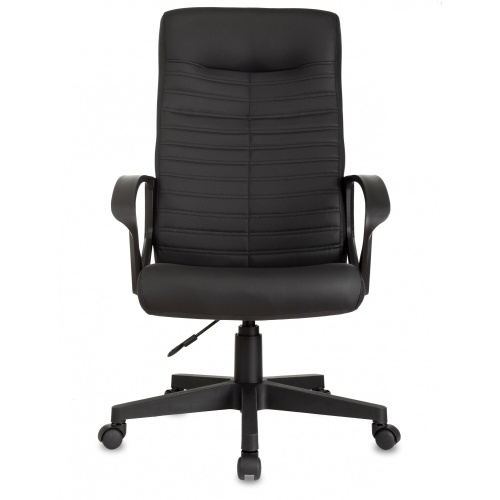 Кресло руководителя Бюрократ CH-480LT черный эко кожа крестовина пластик