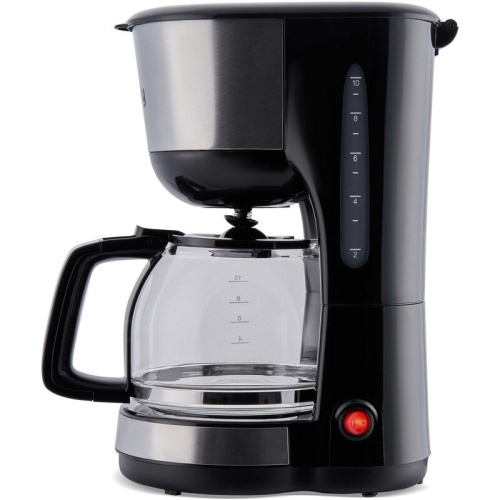 Кофеварка капельная Domfy DSM-CM301 metal черный/серебристый