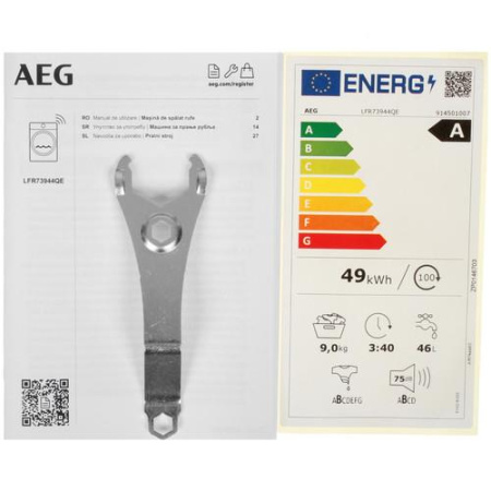 Стиральная машина AEG LFR73944QE белый