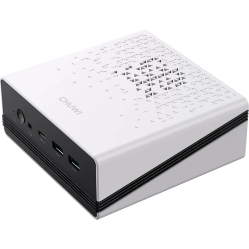 Компьютер Chuwi Ubox (CWI604R57P) AMD Ryzen 5 7430U(2.3Ghz)/16384Mb/512PCISSDGb/Int:AMD Radeon/BT/WiFi/war 1y/1.35kg/Iron Gray/Win11Pro + DDR4