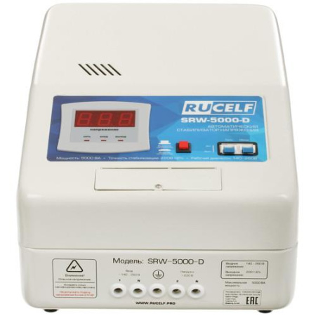 Стабилизатор напряжения RUCELF SRW-5000-D