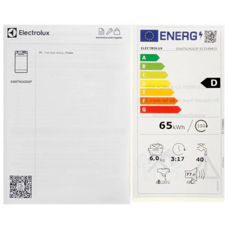 Стиральная машина Electrolux EW6TN24262P белый