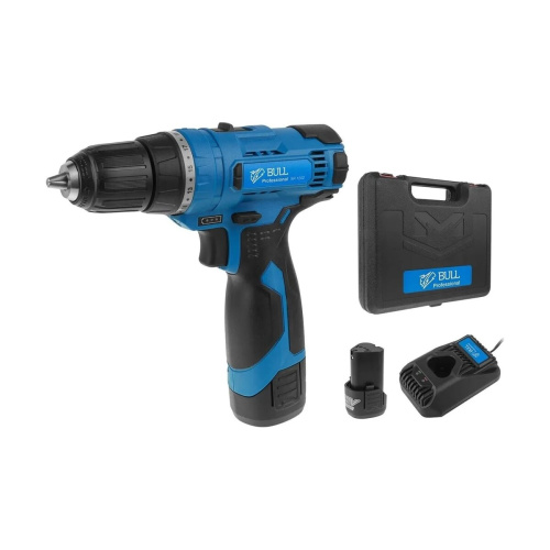 Дрель-шуруповерт BULL SR 1202 (329009) 2АКБ+ЗУ