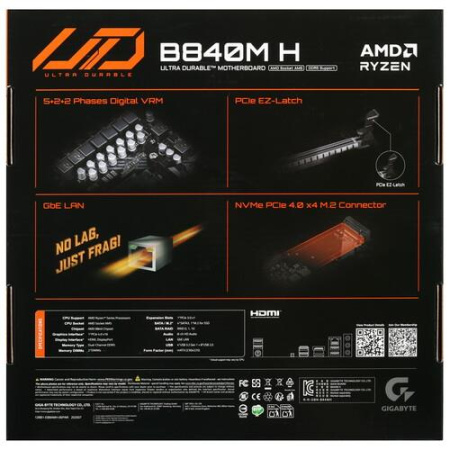 Материнская плата GIGABYTE B840M H