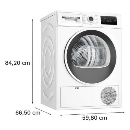Сушильная машина BOSCH WTH8627GP белый