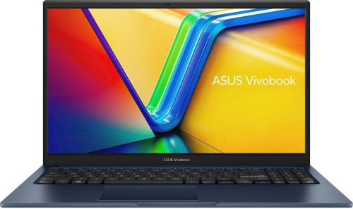 Ноутбук ASUS Vivobook 15 X1504VA-BQ590 15.6", IPS, Intel Core 5 120U 1.4ГГц, 10-ядерный, 16ГБ 512ГБ SSD, Intel Graphics, Windows 11 Professional, синий [90nb13y1-m00x70-Win]
