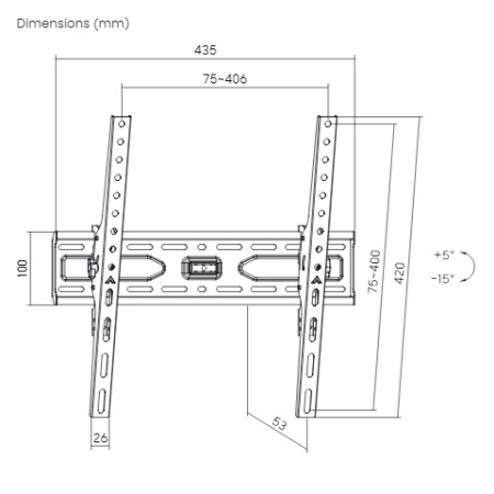 Кронштейн ULTRAMOUNTS UM845T