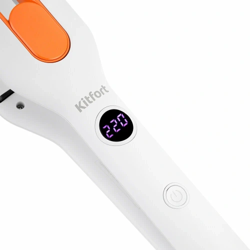 Выпрямитель Kitfort КТ-3269 оранжевый/белый